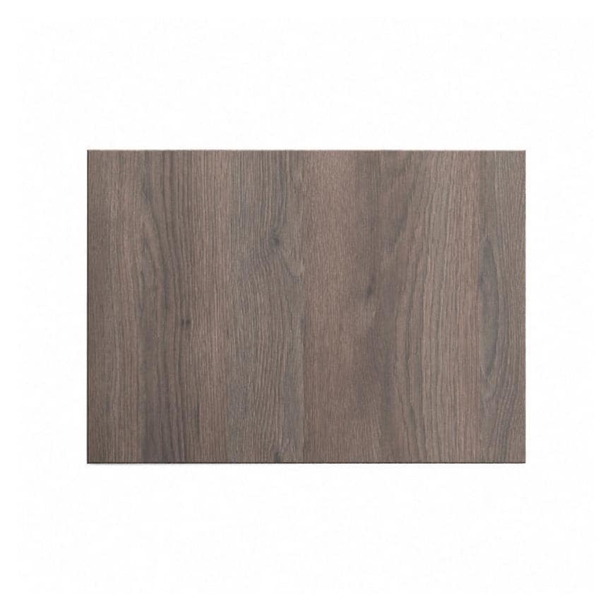 Hockley Textured Dark Oak 500mm x 360mm Bridging Unit Door Shown Closed from the Front