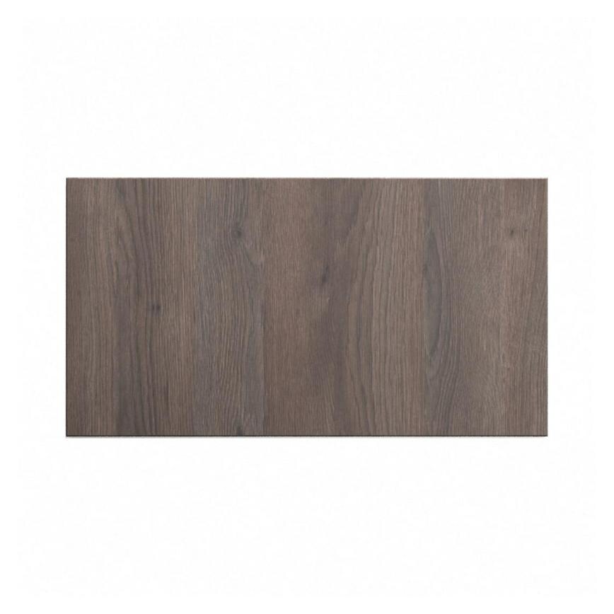 Hockley Textured Dark Oak 600mm x 326mm Integrated Microwave Top Box Door Shown Closed from the Front