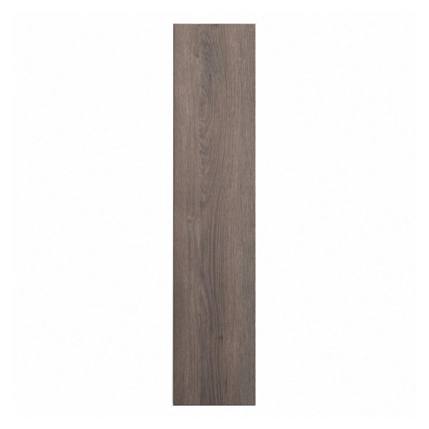 Hockley Textured Dark Oak 200mm x 900mm Tall Door Shown Closed from the Front