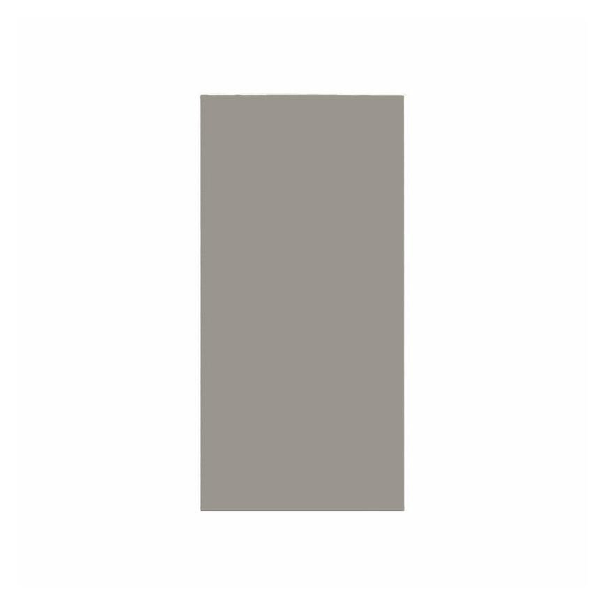 Hockley Super Matt Sand Grey 600 1220 Large Fridge Dr CAD Front Cut Out