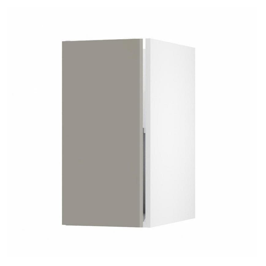 Hockley Super Matt Sand Grey 720mm x 350mm Full Height Kitchen Door Angle Open