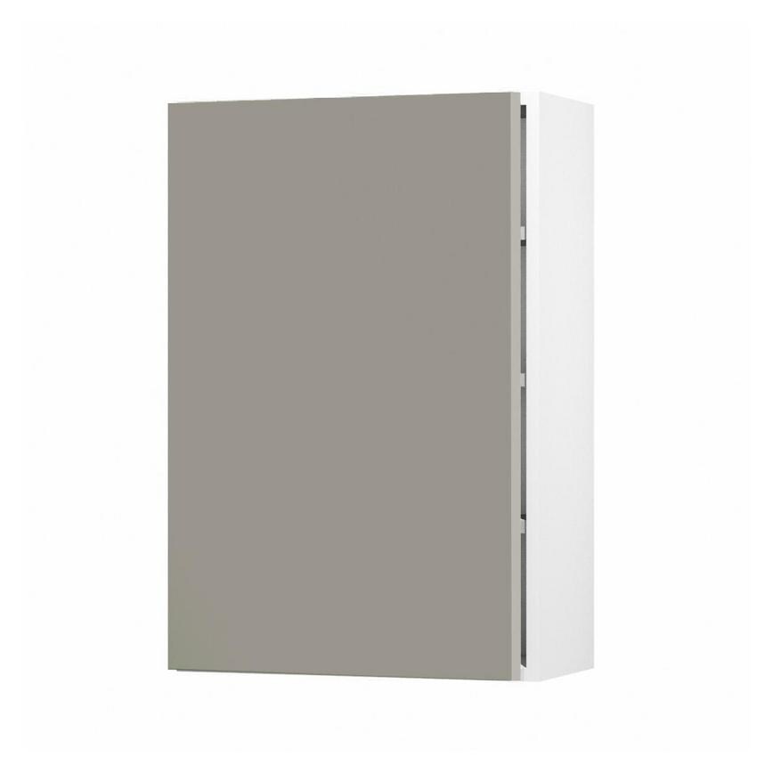 Hockley Super Matt Sand Grey 900mm x 600mm Tall Kitchen Door Angle Open