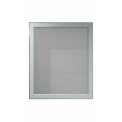 600 Full Height Glass Wall Aluminium CAD Frame Front