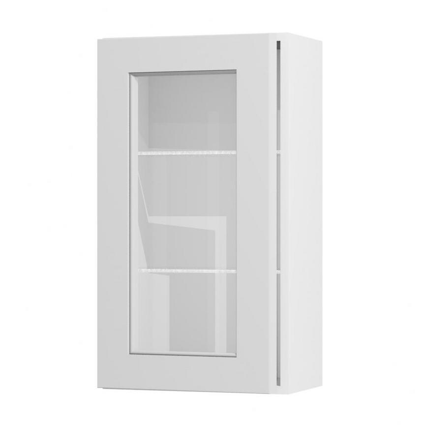 Elmbridge Dove Grey 500 Tall Glass Door Open