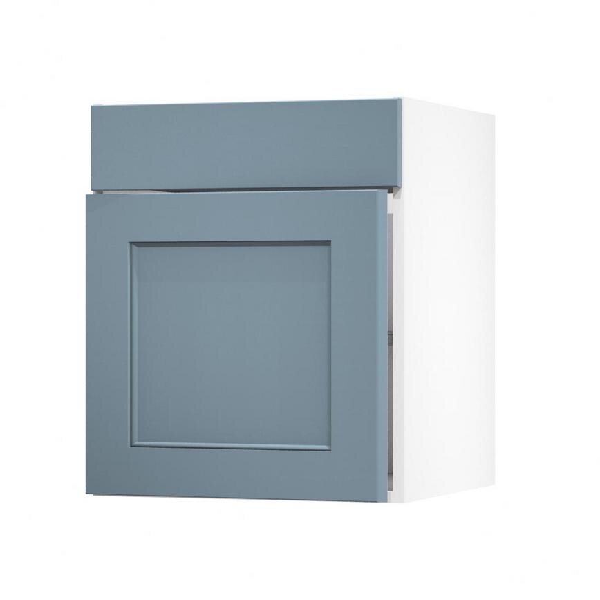 Elmbridge Dusk Blue 600 Standard Door Open