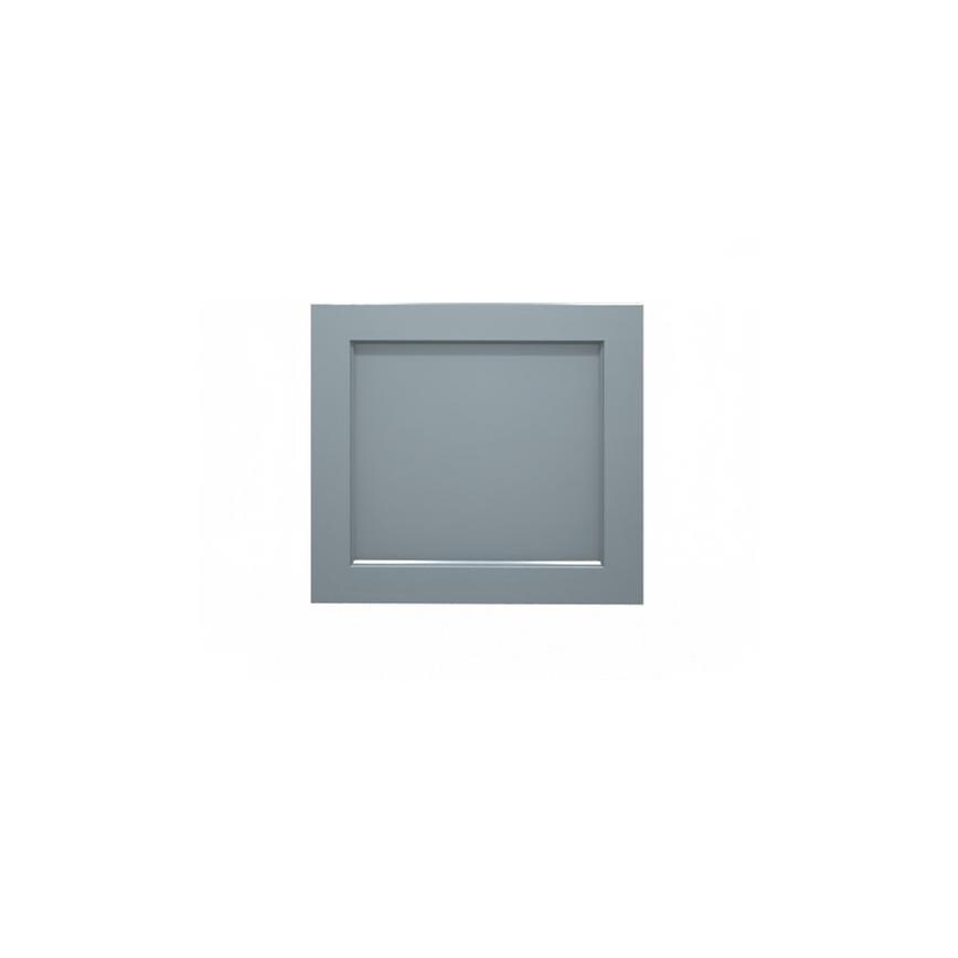 Elmbridge Grain Dusk Blue 750mm x 1400mm Tall Larder Door Shown Closed as part of a Full Larder Unit or Fridge Freezer Tower