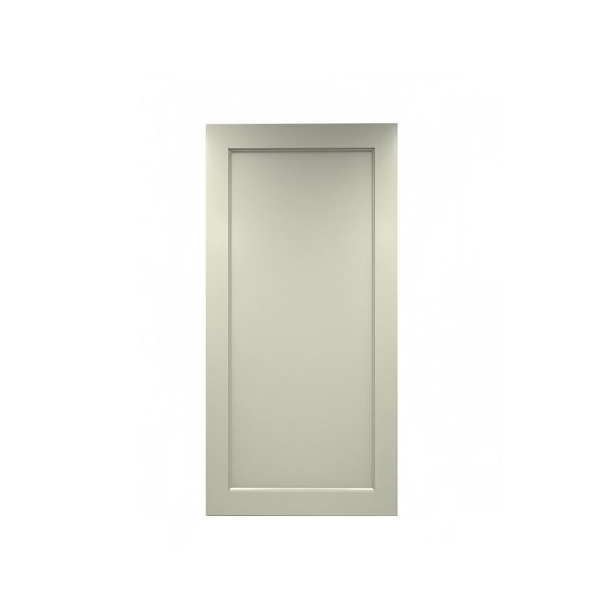 Elmbridge Grain Sage Green 750mm x 720mm Tall Larder Door Shown Closed as part of a Full Larder Unit or Fridge Freezer Tower