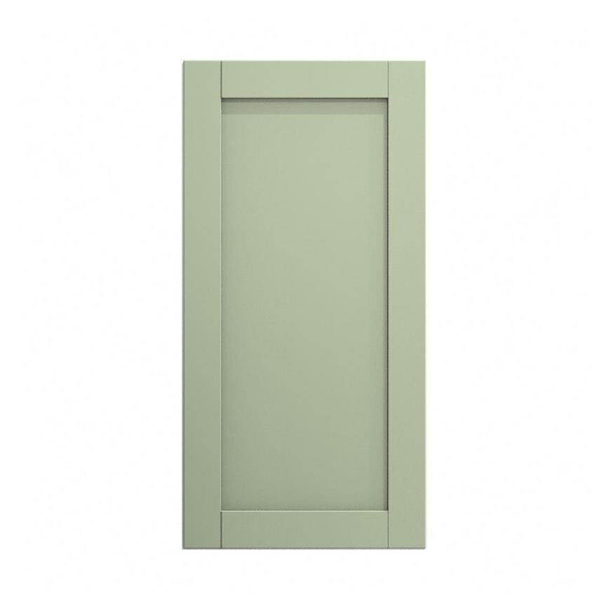 Witney Reed Green 450mm x 900mm Tall Door Front Shown Closed from the Front as a Single Door