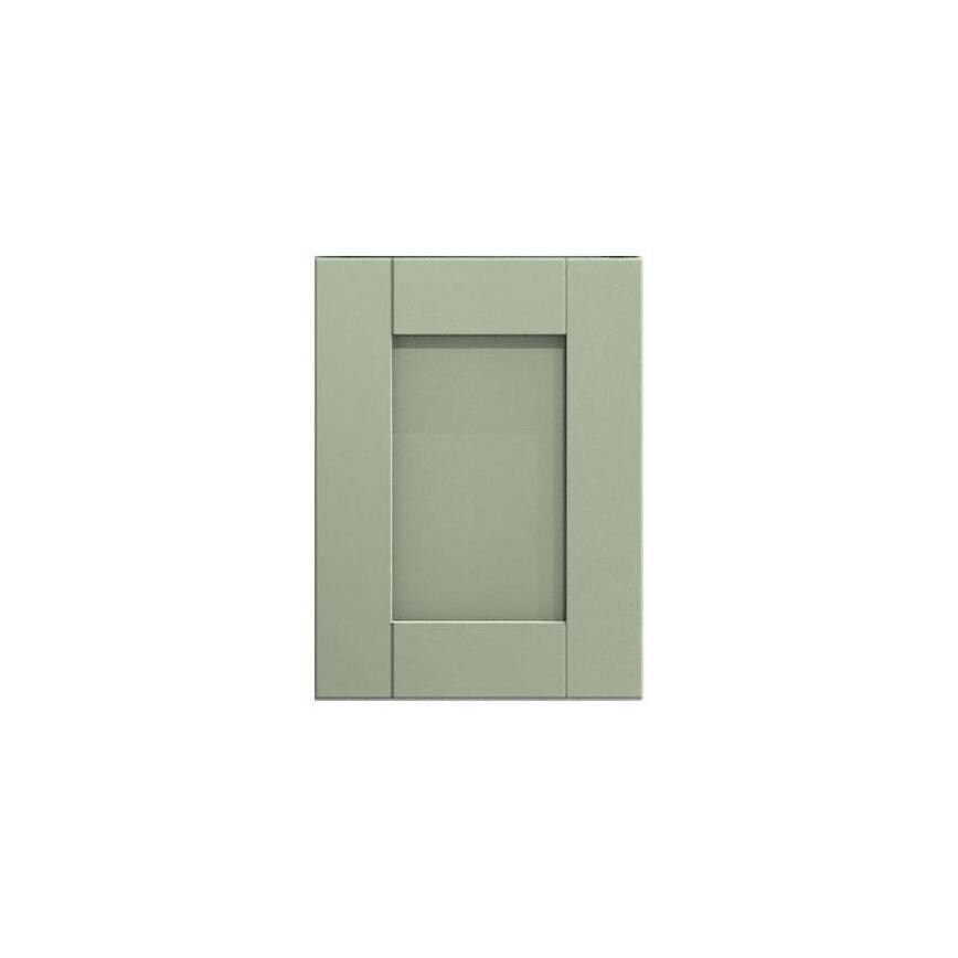 Witney Reed Green 300mm x 394mm Pan Drawer Shown from the Front as a Single Drawer