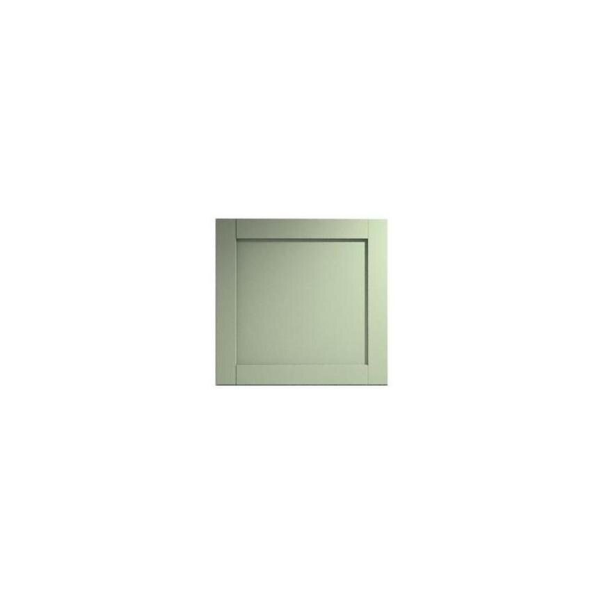 Witney Reed Green 600mm x 570mm Appliance Door Shown Closed from the Front as a Single Door
