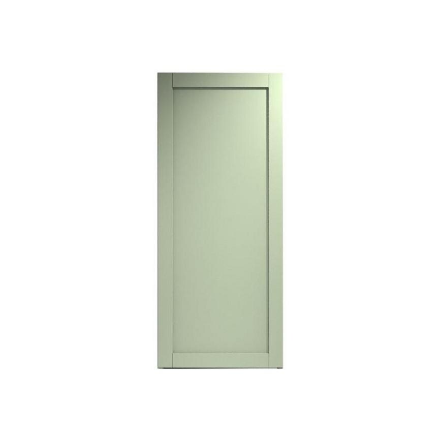 Witney Reed Green 600mm x 1400mm Appliance Door Shown Closed from the Front as a Single Door