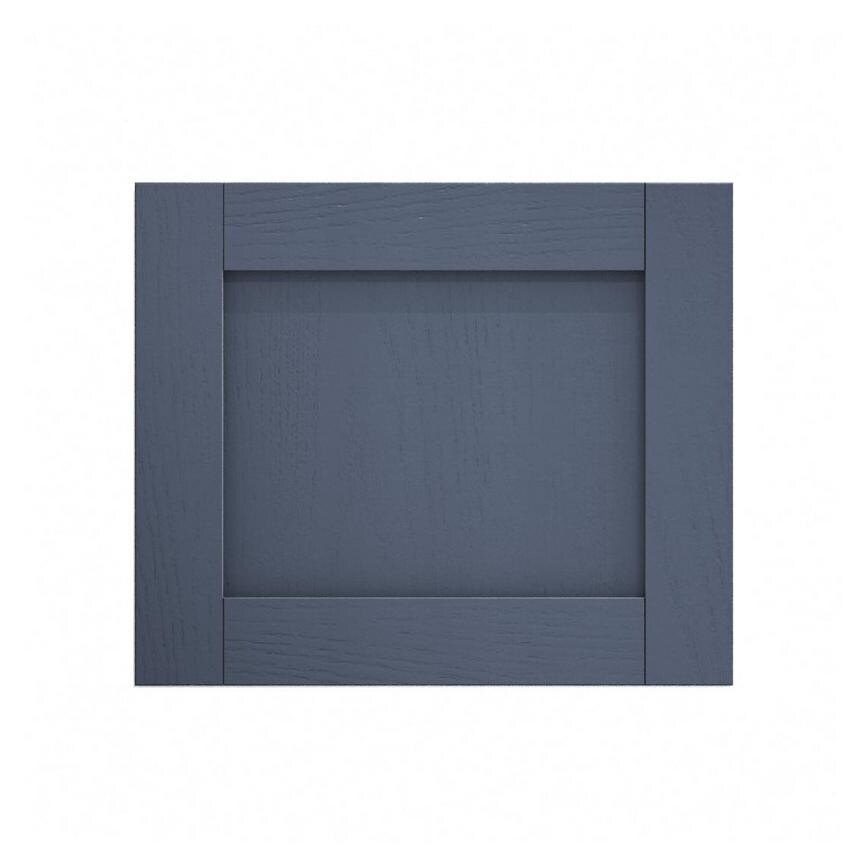 Halesworth Navy 600 Tall Integrated Microwave Topbox Door