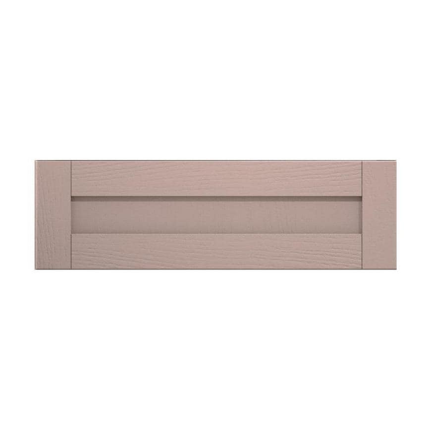 Halesworth Antique Rose 900mm x 275mm Pan Drawer Front Shown from the Front as a Single Drawer