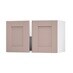 Halesworth Antique Rose 800mm x 481mm Pair of Doors Shown Open at an Angle