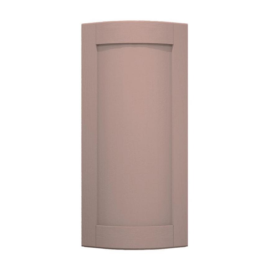 Halesworth Antique Rose 600mm x 310mm Tall Curved Door Shown Closed from the Front as a Single Door