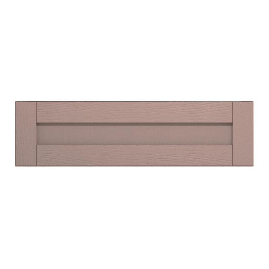 Halesworth Antique Rose 1000mm x 275mm Appliance Drawer Shown Closed from the Front as a Single Drawer