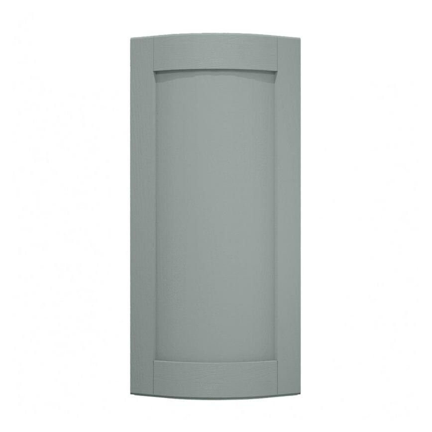 Halesworth Seafoam 600mm x 310mm Tall Curved Door Shown Closed from the Front as a Single Door