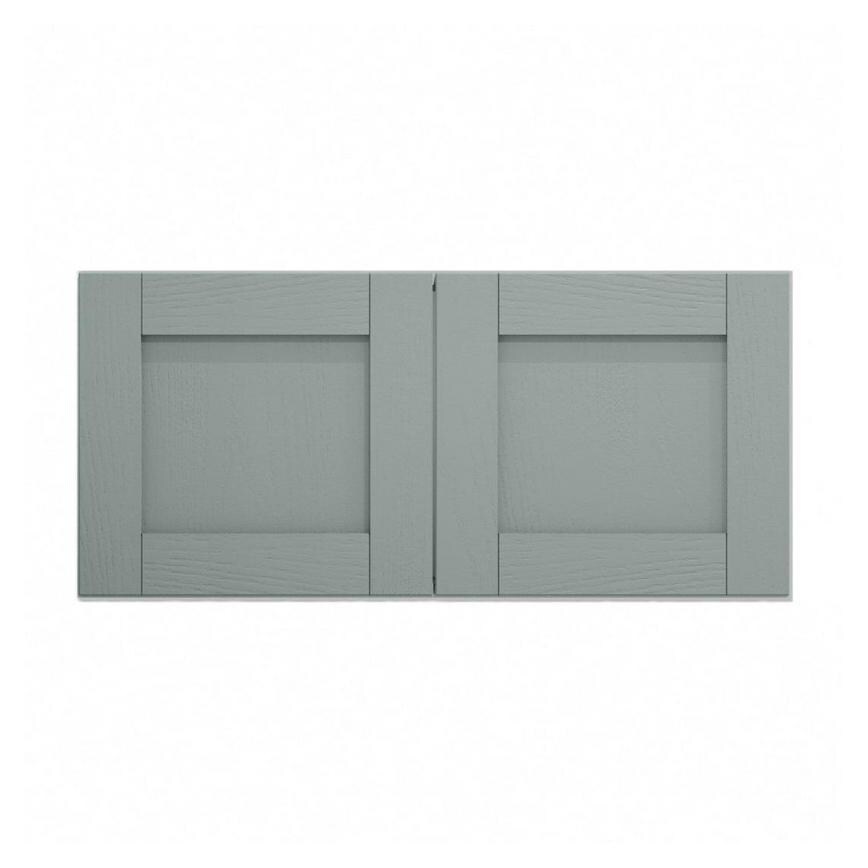 Halesworth Seafoam 500mm x 460mm Tall Bridging Unit Shown Closed from the Front as a Pair of Doors