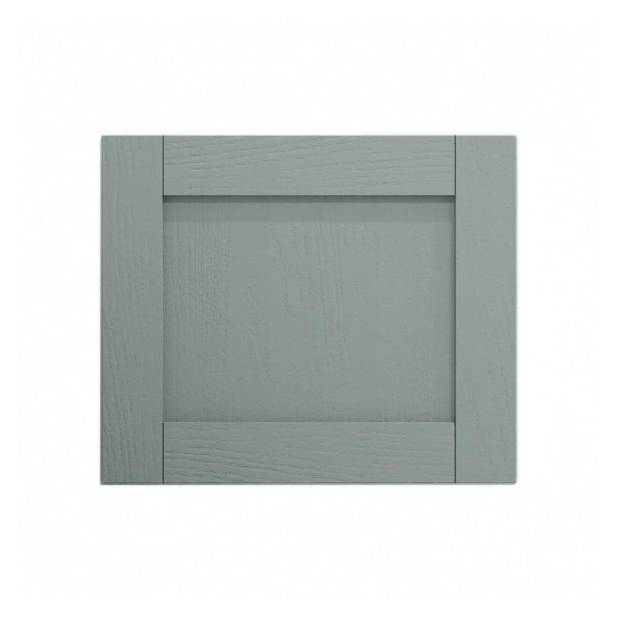 Halesworth Seafoam 600mm x 506mm Tall Microwave Top Box Door Shown Closed from the Front