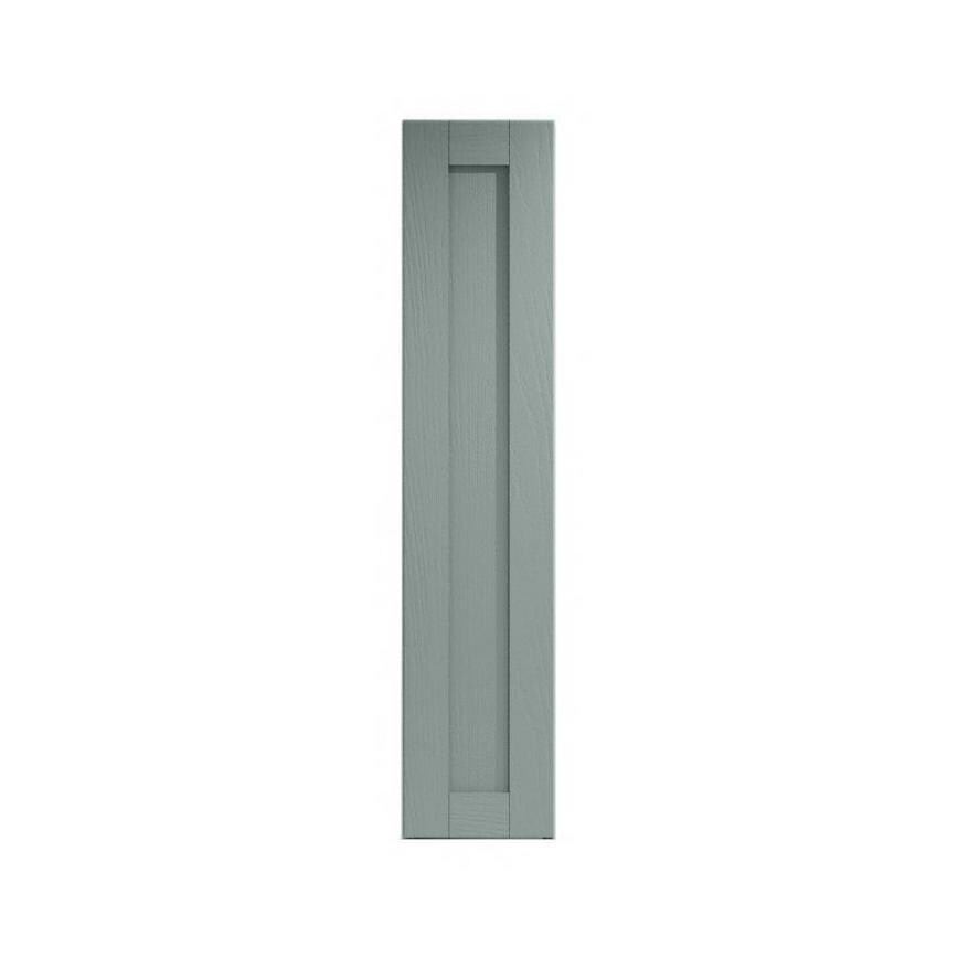 Halesworth Seafoam 300mm x 1400mm Tall Larder Door Shown Closed from the Front as a Single Door