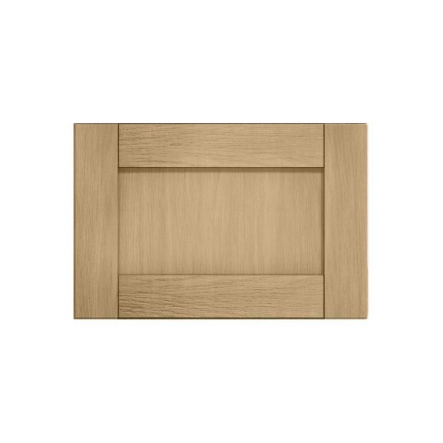 Halesworth Oak 600mm x 394mm Pan Drawer Shown Closed from the Front as a Single Drawer
