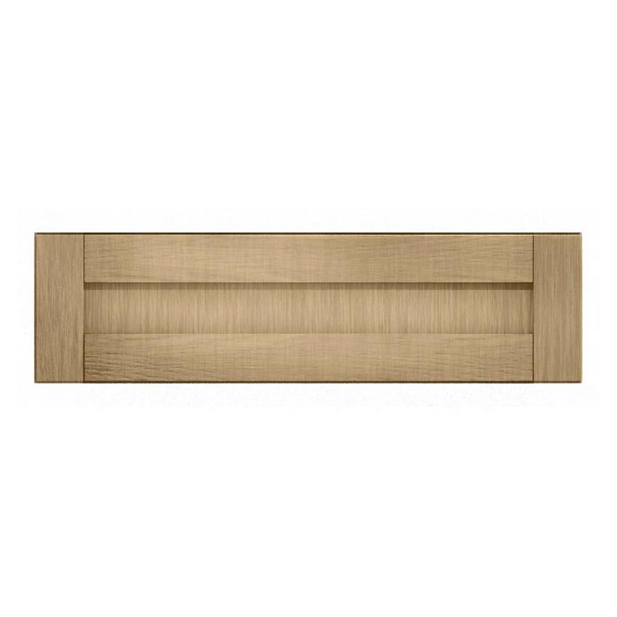 Halesworth Oak 1000mm x 275mm Appliance Drawer Shown Closed from the Front as a Single Drawer
