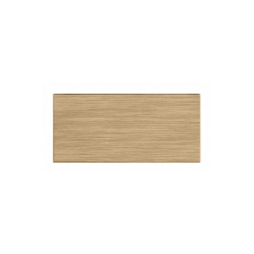 Halesworth Oak 500mm x 227mm Drawer Shown from the Front as a Single Drawer