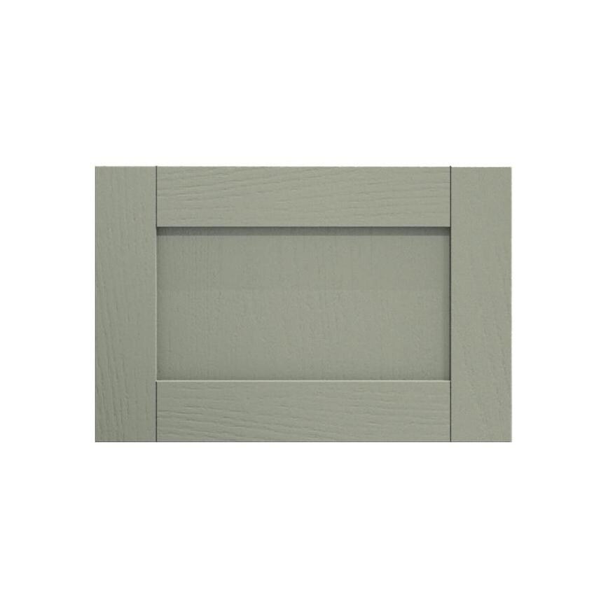 Halesworth Reed Green 600mm x 394mm Pan Drawer Shown Closed from the Front as a Single Drawer