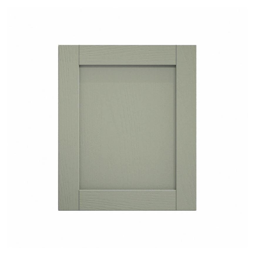 Halesworth Reed Green 600mm x 720mm Full Height Door Shown Closed from the Front