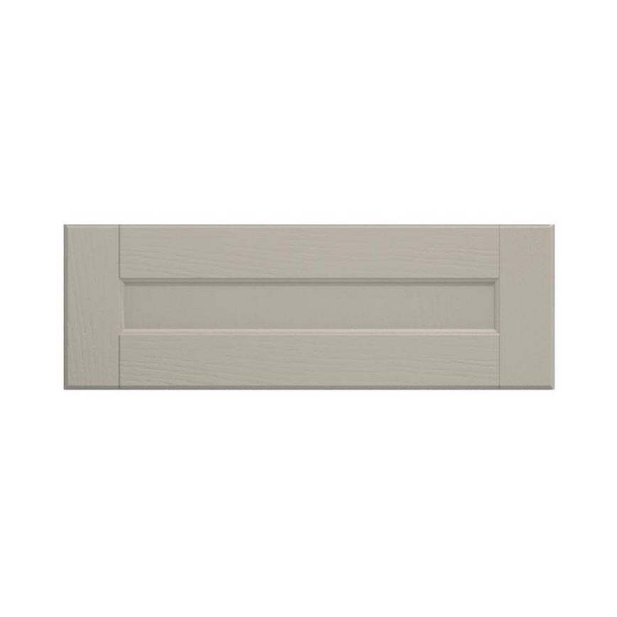 Bridgemere Pebble 800mm x 275mm Pan Drawer Front Shown Closed from the Front as Part of a Full Drawer Unit