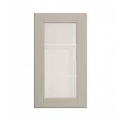 Bridgemere Pebble 500mm x 900mm Tall Clear Glass Door Shown Closed from the Front