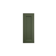 Ash Green Decor End For Curved Base Unit CAD Cut Out Primary