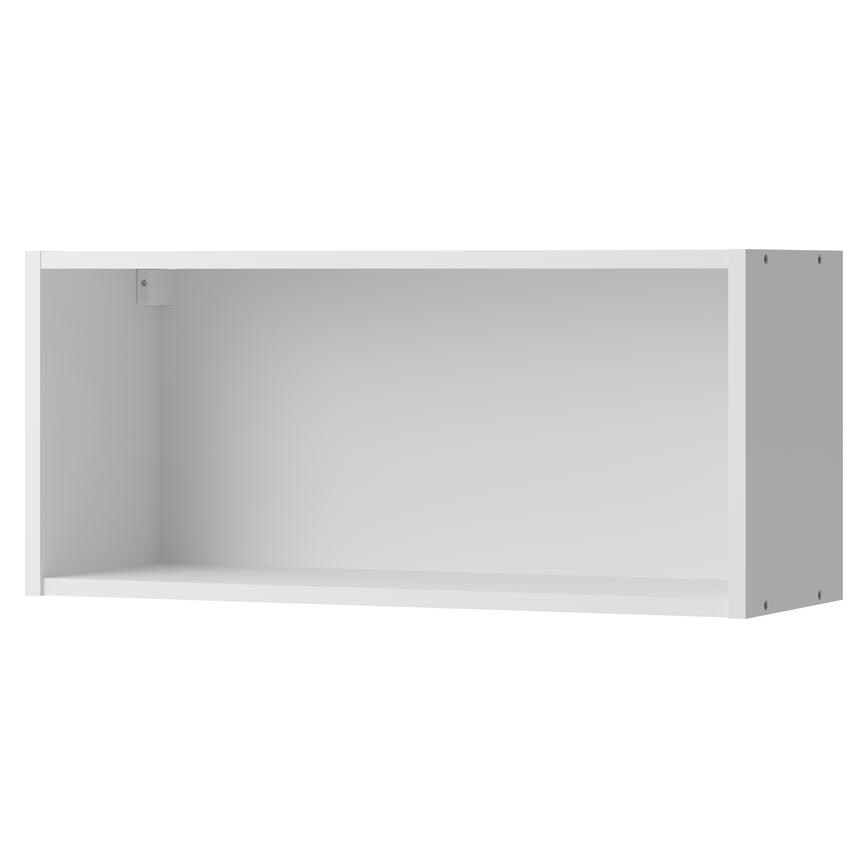 White 360mm x 800mm x 290mm Flat Pack Wall Cabinet