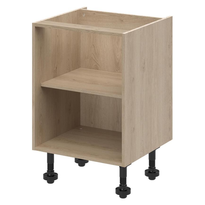 Natural Oak 600mm Hi-Line Base Cabinet