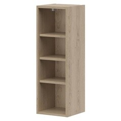 Natural Oak 300mm Tall Wall Cabinet