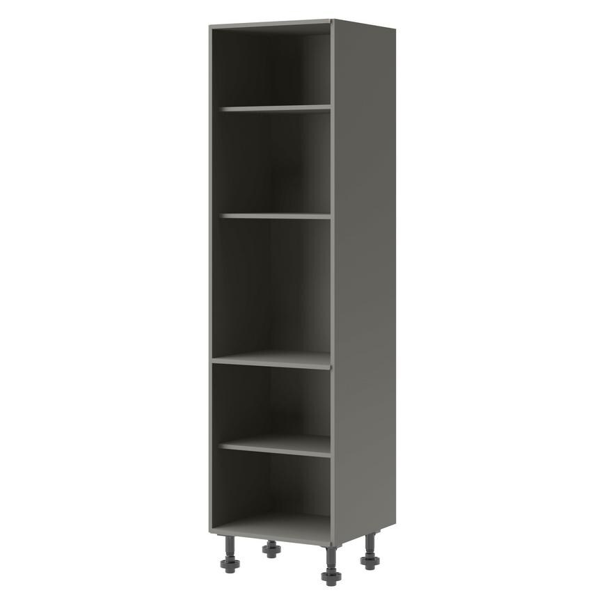 Croft Grey Handleless 600 Tall Larder Tower Cabinet 