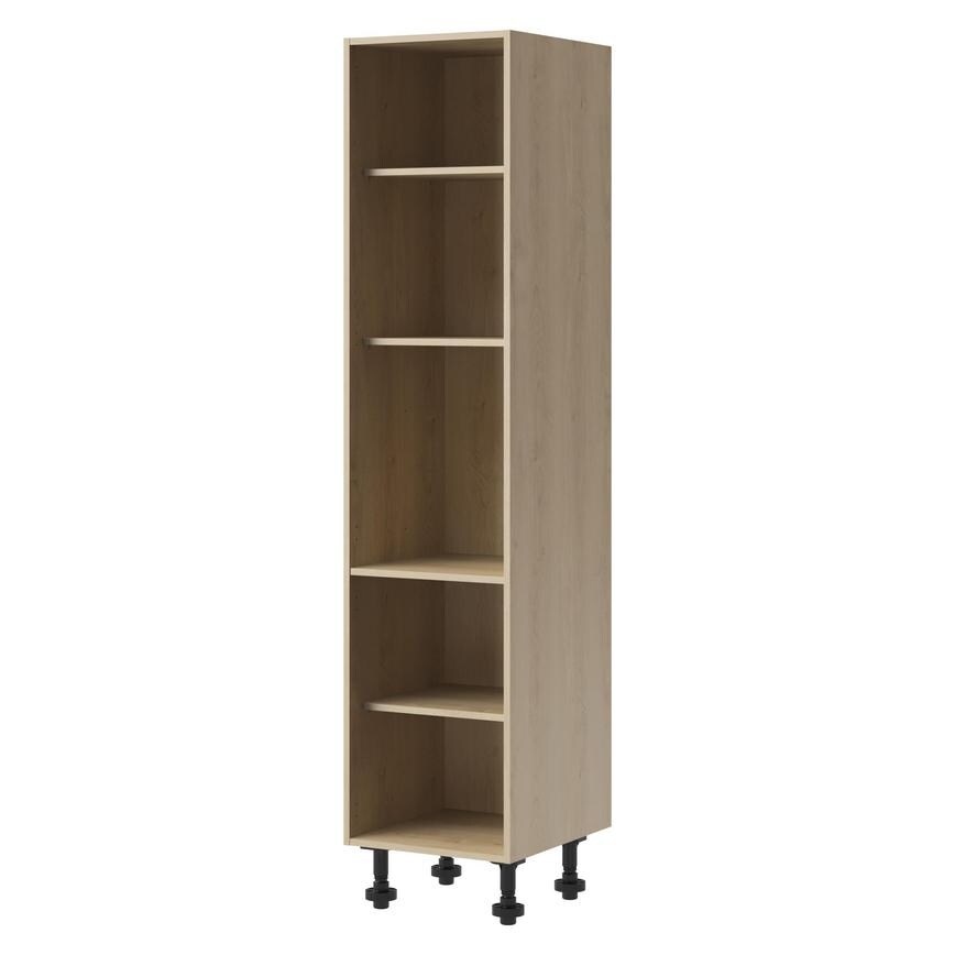 Narural Oak 500 Tall Larder Tower Cabinet 