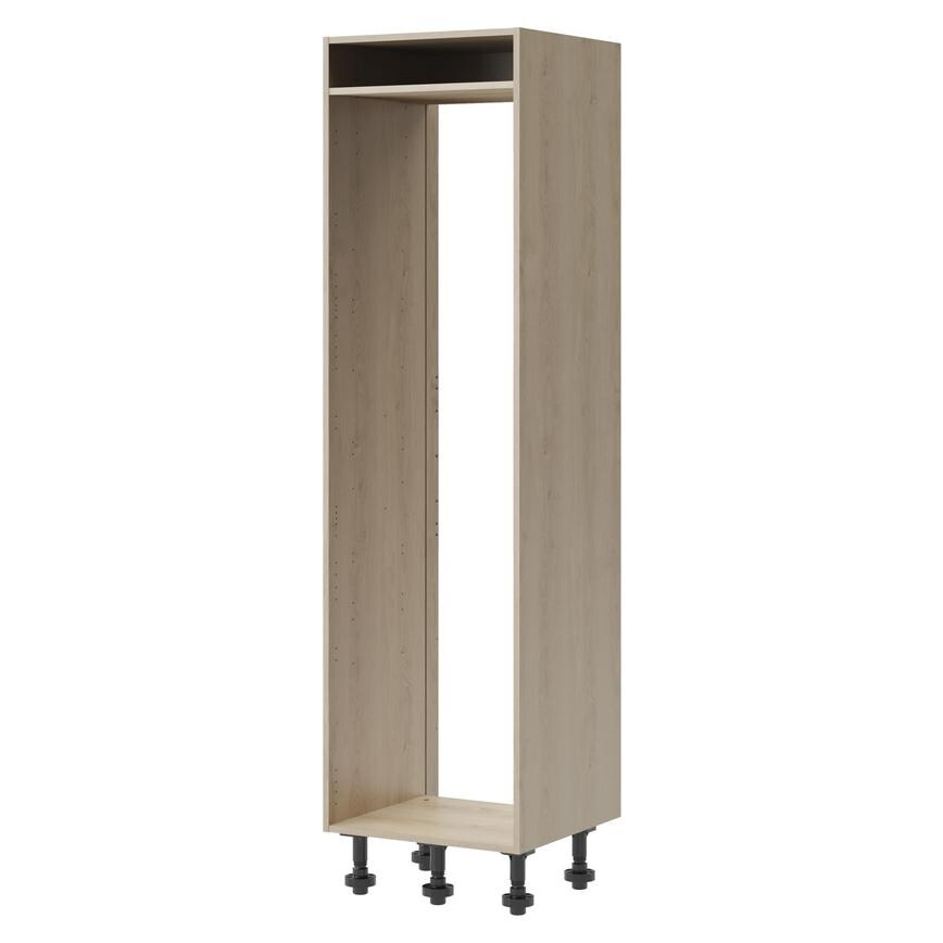 Narural Oak 600 Tall Fridge Freezer Tower Cabinet 