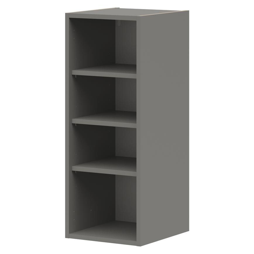 Croft Grey 900mm x 350mm x 390mm Ready Assembled Wall Cabinet