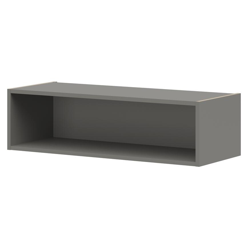 Croft Grey 279mm x 1000mm x 390mm Ready Assembled Bridging Wall Cabinet