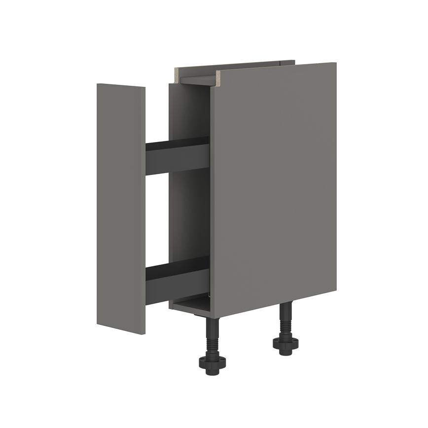 200mm - Pull Out Base Unit  - Croft Grey Handleless