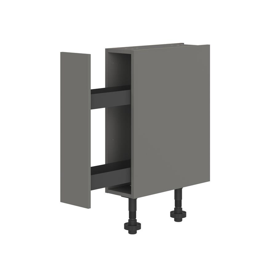 200mm - Pull Out Base Unit  - Croft Grey 