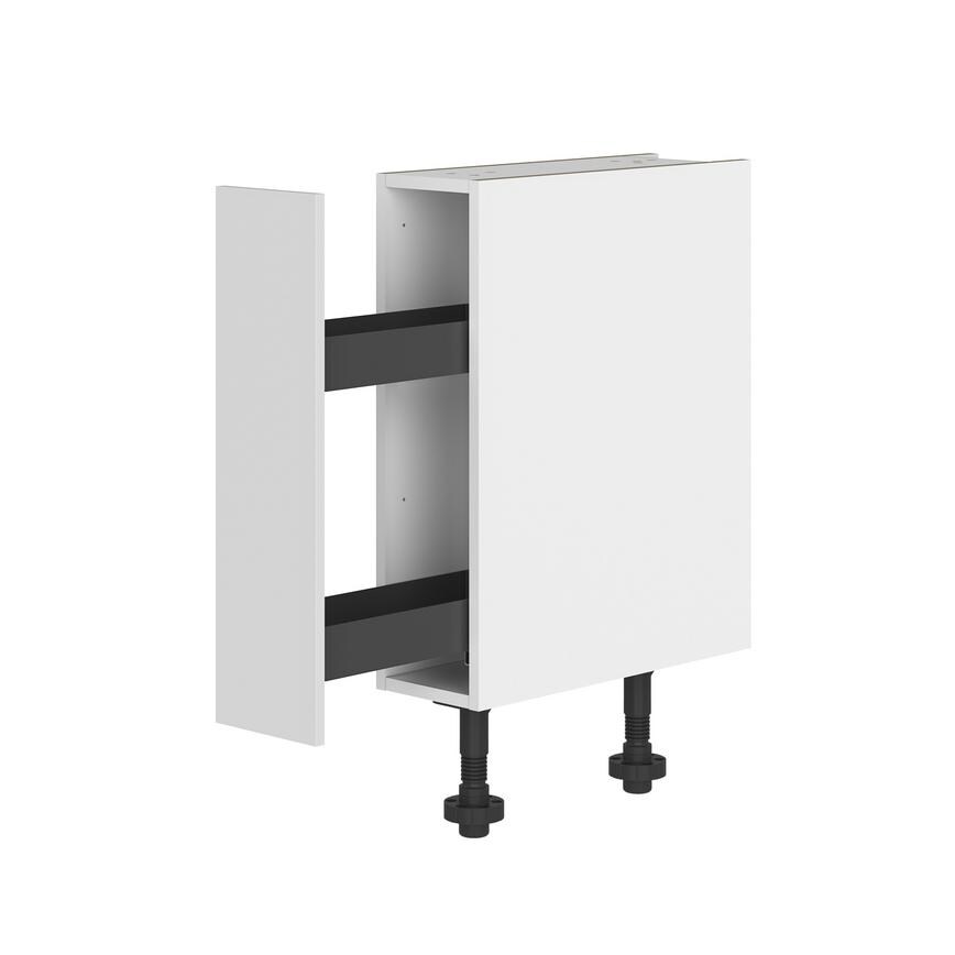 200mm - Pull Out Base Unit  - White