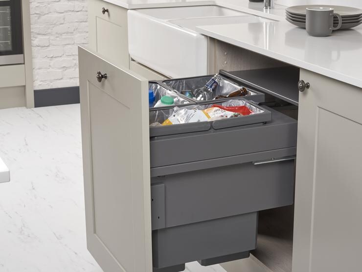 85L Integrated Recycling Bin
