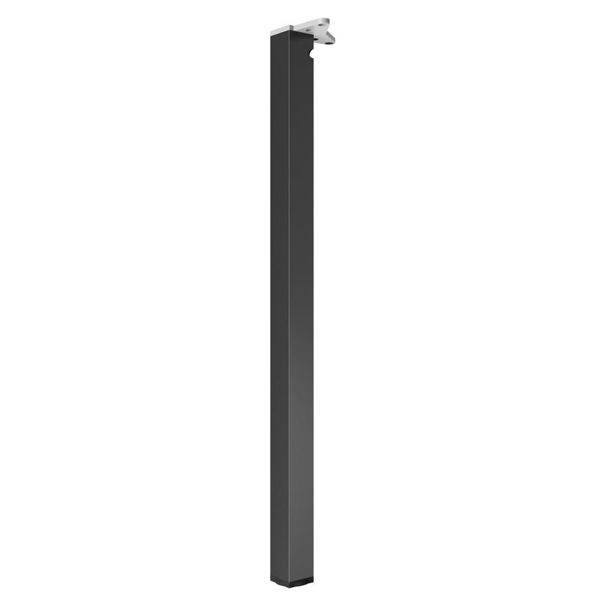 Breakfast bar leg in black