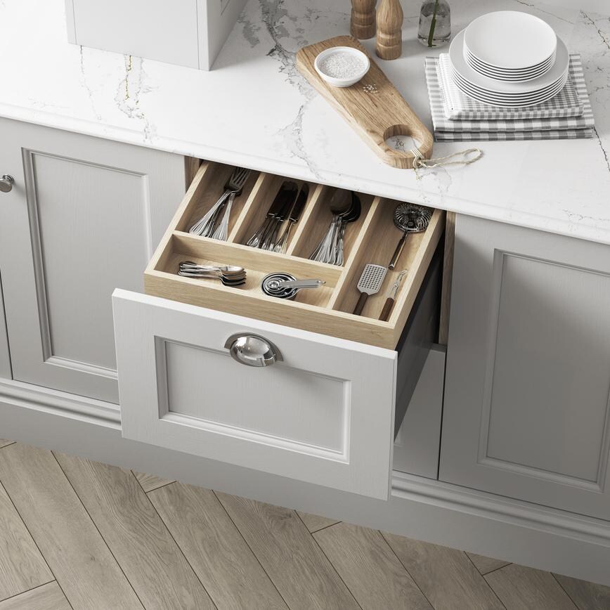 Timber internal cutlery tray 500mm