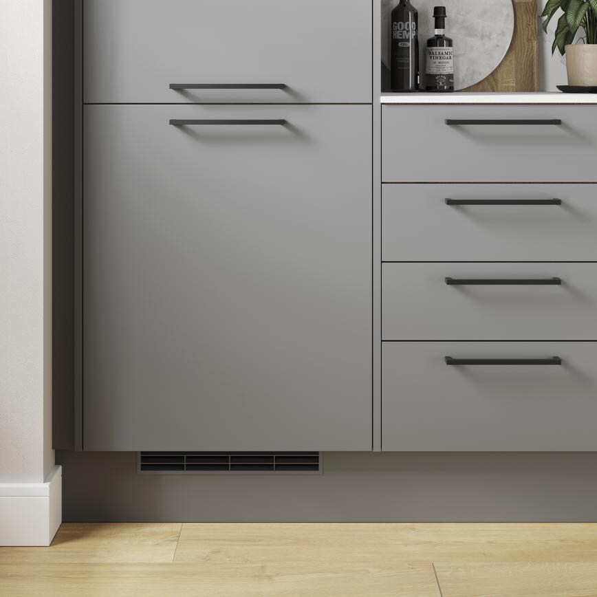 Mid Grey Plinth Vent