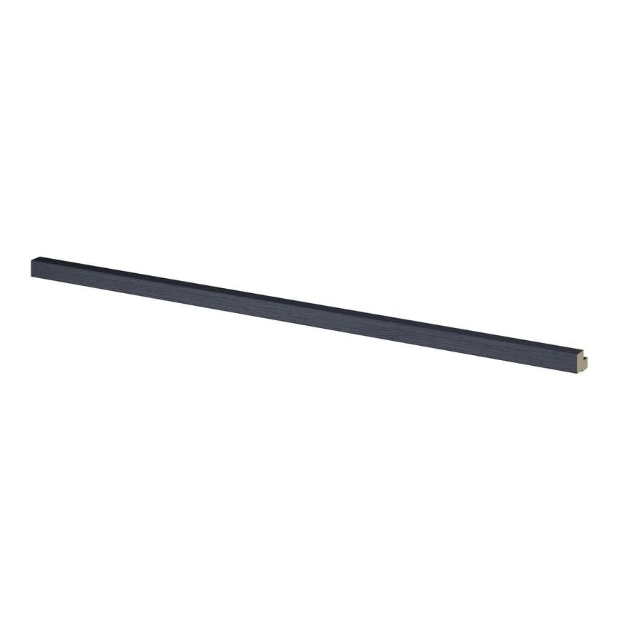 Chilcomb Grain Navy Square Continuous Cornice/Pelmet