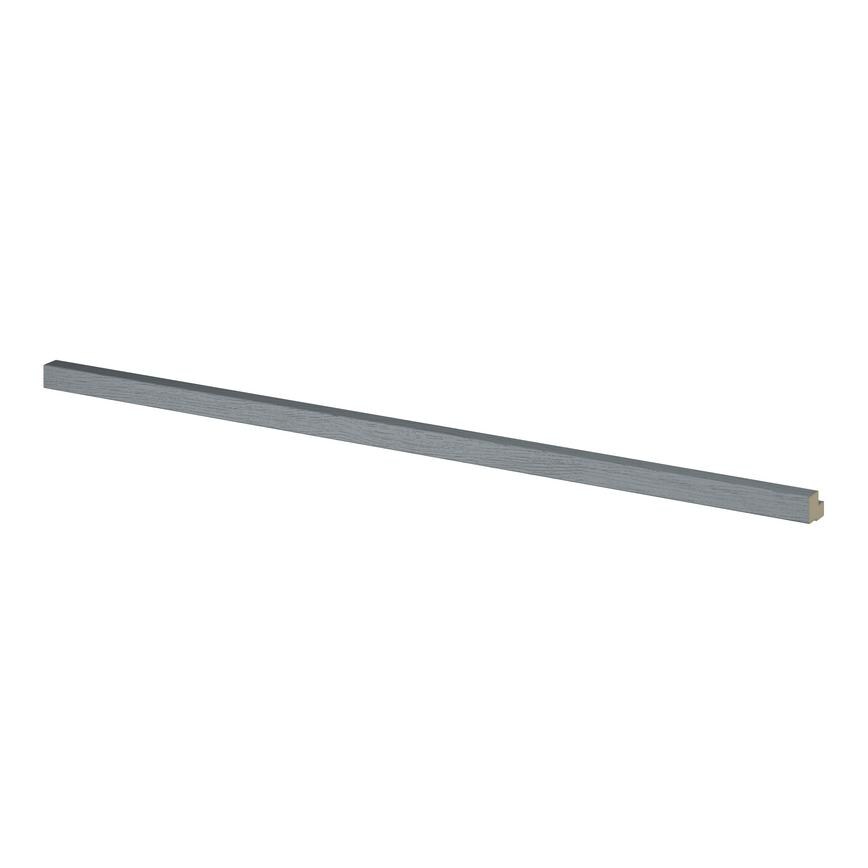 Chilcomb Grain Dusk Blue Square Continuous Cornice/Pelmet