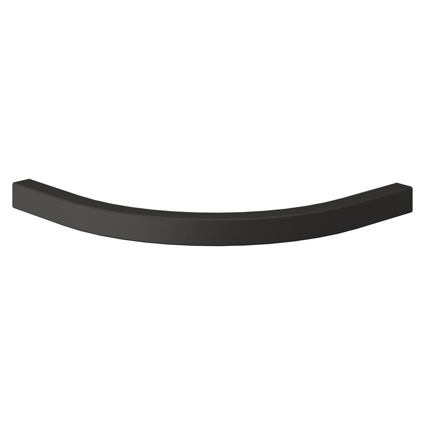 Halesworth Grain Charcoal 349mm Curved Square Cornice or Pelmet